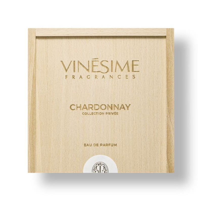 Eau de parfum Chardonnay boite bois vinesime collection privee 100 ml
