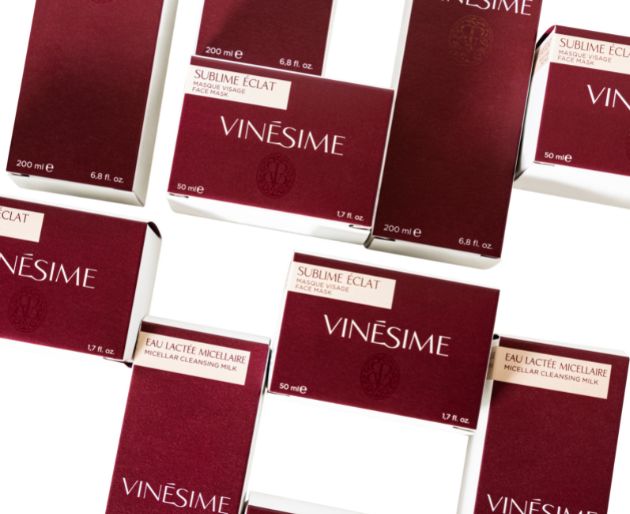 Launch of Vinésime, deployment of the brand in selective distribution, spas and institutes